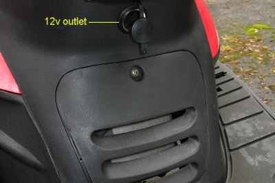 12v outlet on scooter